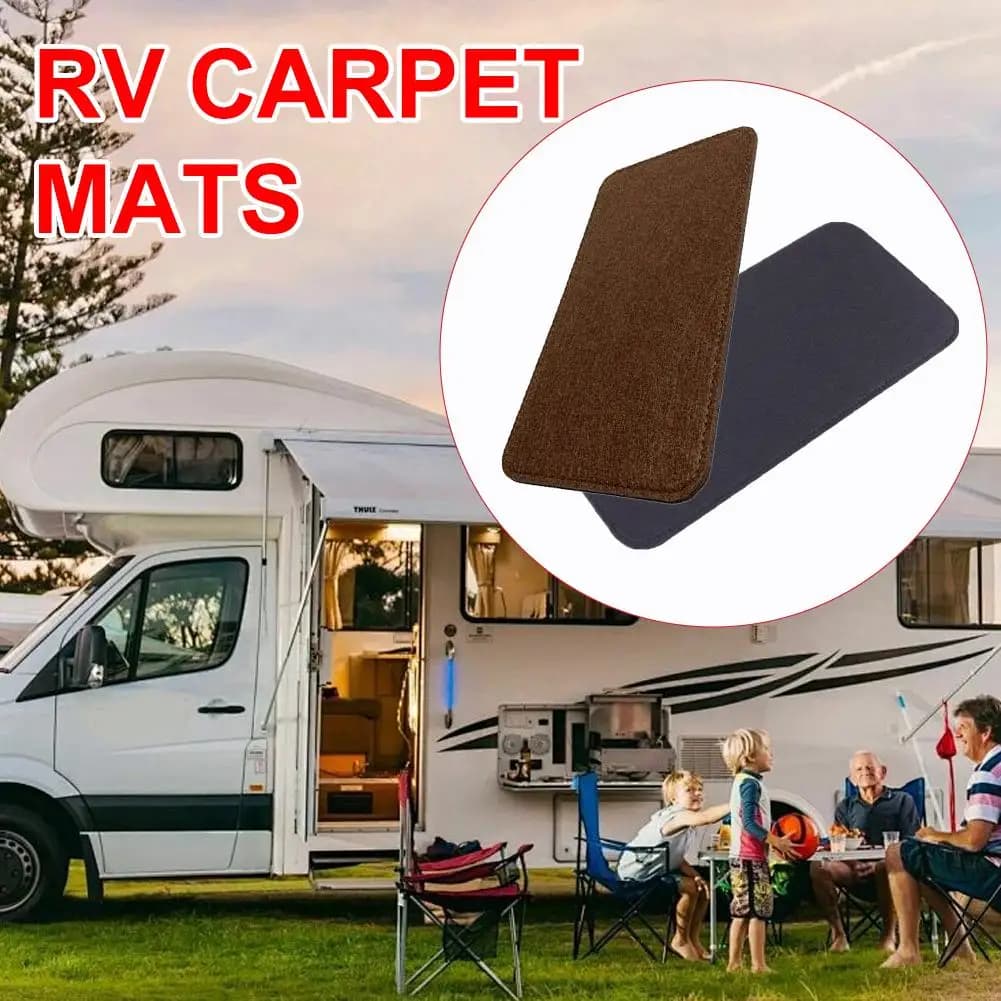 2 pezzi porta feltro tappetino auto anti sporco polvere protezione assorbente tappetino interno tappetini antiscivolo auto camper tappetino resistente all'usura carpa C6T7