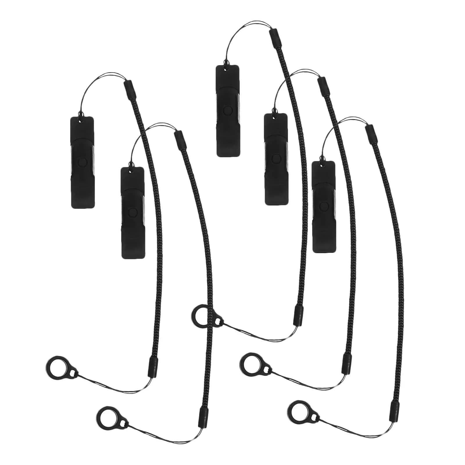 Set di 5 Cordini Elastici Retrattili per Stilo, Laccetto a Molla per Tablet Touchscreen, Portapenna Sicuro