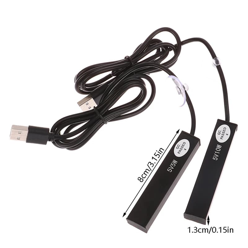 1Pc 5/10W Mini Riscaldatore per Acquario Ricarica USB per Piccolo Riscaldatore per Acquario Risparmio Energetico Protezione da Sovratemperatura Accessori