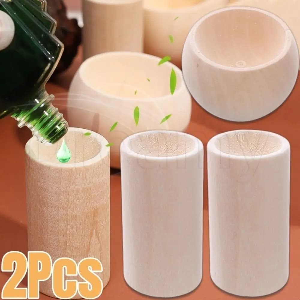 Diffusore di oli essenziali in legno durevole Rinfrescante per il sonno Legno profumato espandito floreale di lunga durata Ornamenti in legno volatile lentamente