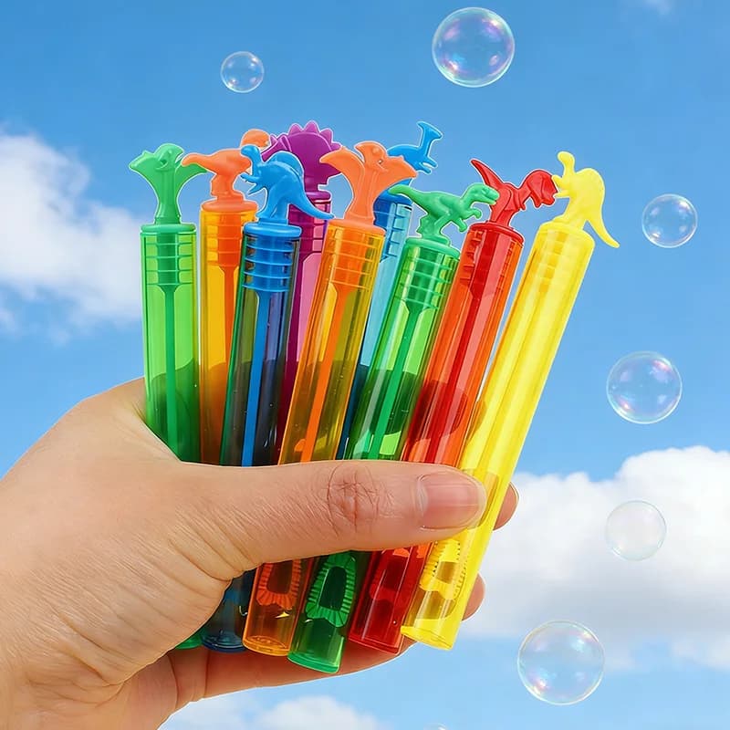 Tubo per Bolle a Forma di Dinosauro, Bottiglia di Sapone, Decorazione per Feste di Compleanno a Tema Dinosauri, Regali per Ospiti di Matrimoni e Compleanni, Forniture per Baby Shower, Giocattoli per Bambini