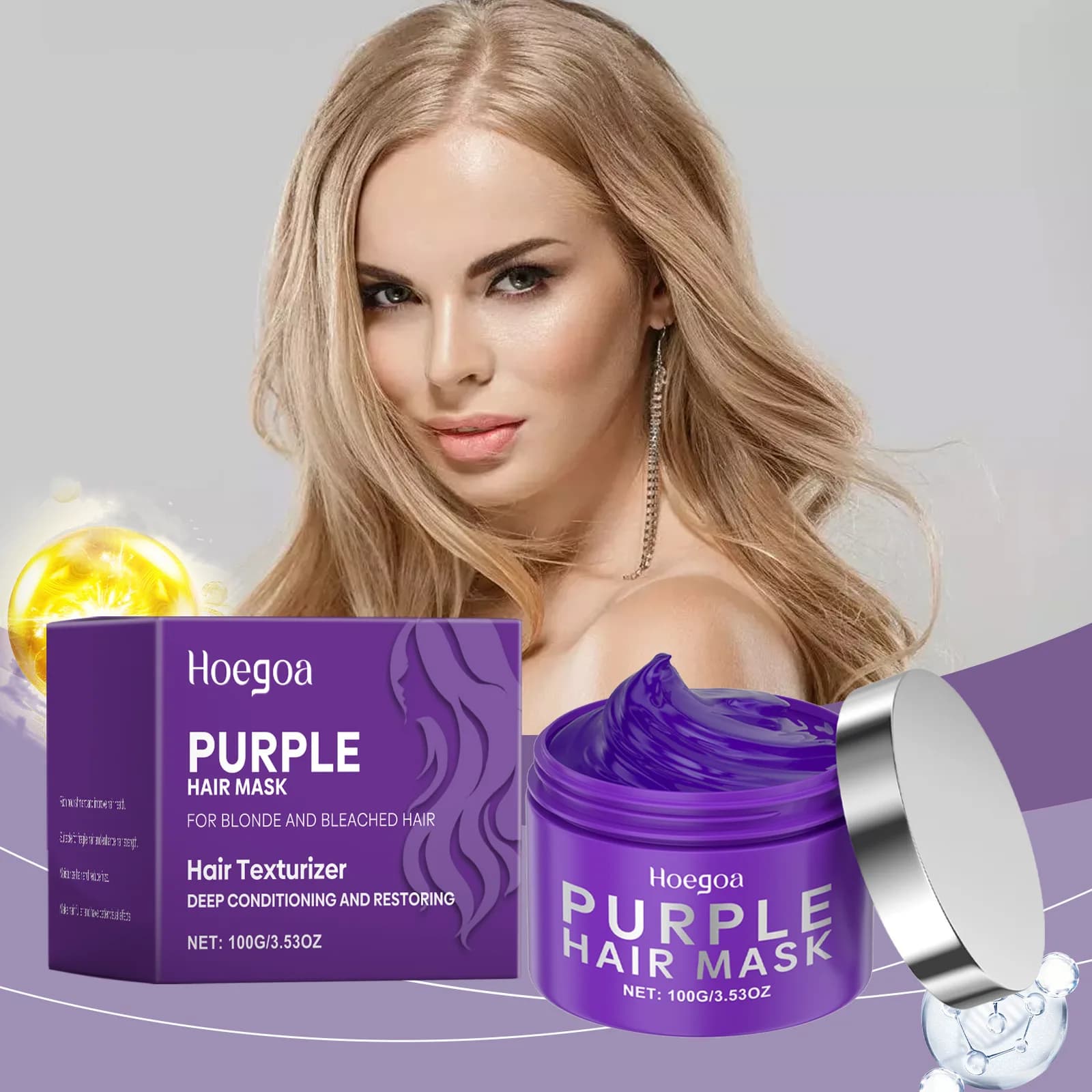 Maschera idratante levigante per tintura per capelli Riparazione danni permanenti Lenisce l'effetto crespo Migliora le punte divise Maschera per capelli alla cheratina magica rotta