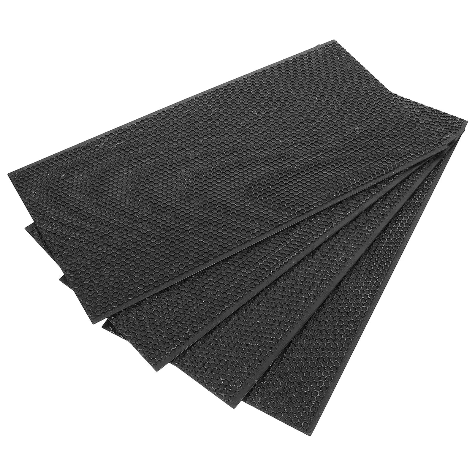 4Pcs Beehive Wax Coated Honeycomb Foundation Sheet 16.7x8.4in Efficient Natural Beeswax for Beekeeping Hive Frames Brood