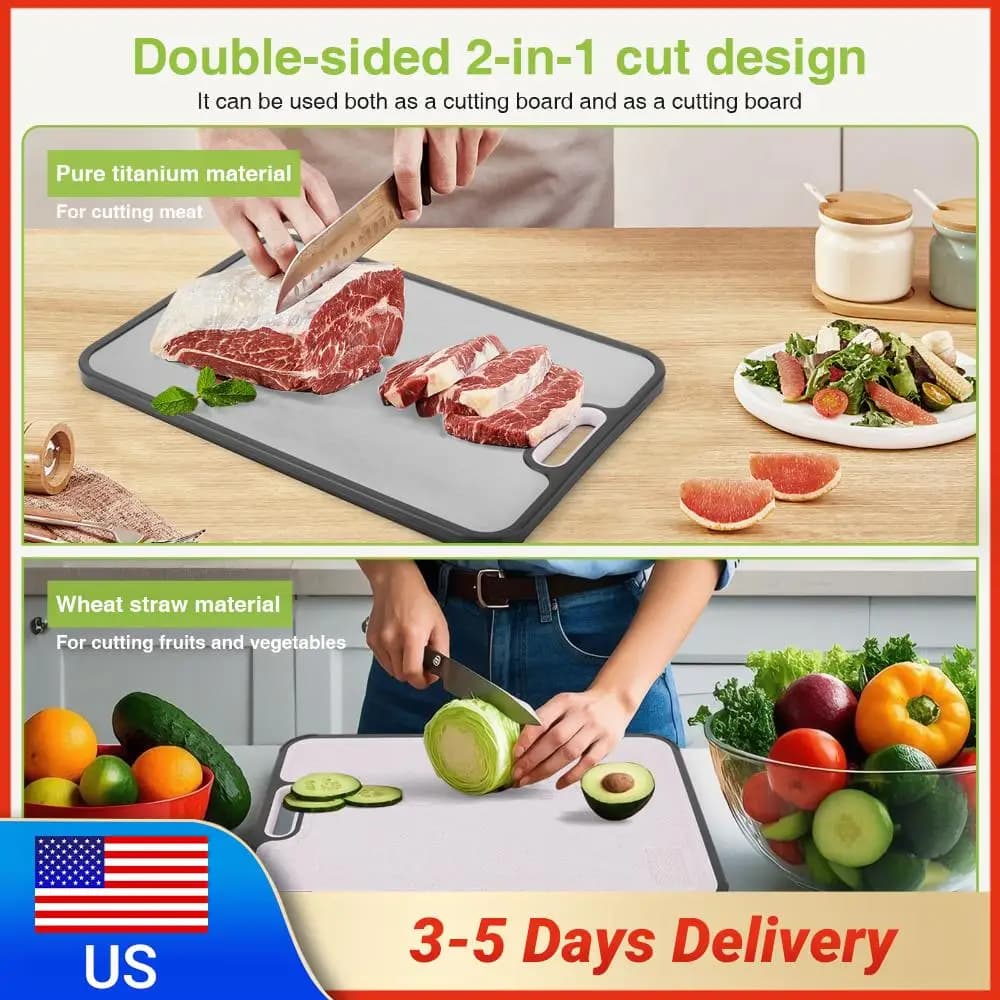 Reusable double side cutter with rounded edges, Steel cutter Thickness to Double sides, Multipurpose kitchen tool