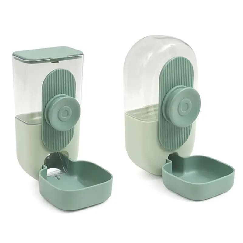Dispenser Automatico Sospeso per Cibo e Acqua per Animali Domestici, Ciotola per Alimenti, Stazione di Alimentazione per Cani, Accessori per Gabbie di Furetti