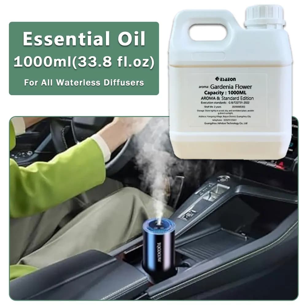ESAEON Supplement Essential Oil For Aroma Diffusers, For All Waterless Aromatherapy Machines, Gardenia Flower-1000ML(33.8 fl.oz)