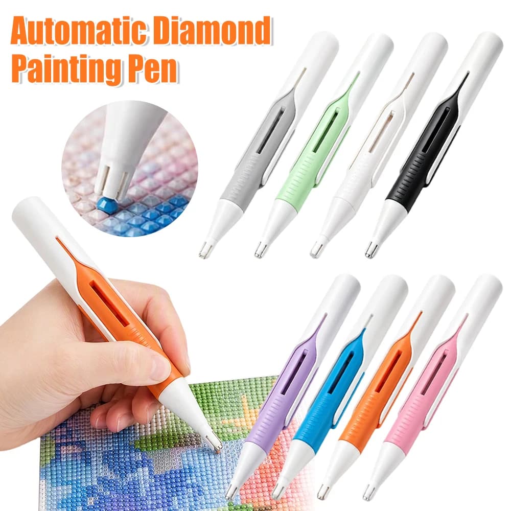Automatic Bead Dispenser Pen Press Beaded Tool for Jewelry Making DIY Arts Crafts Precision Diamond Painting Picker