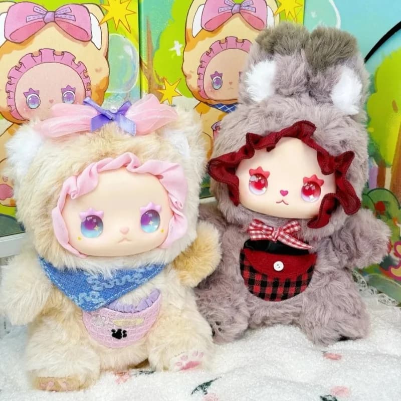 Emma Pockets Zoo Series Bambole di peluche Scatola cieca Action carina Anime Figure Modello Doll Ornamenti misteriosi Regalo per giocattoli da collezione