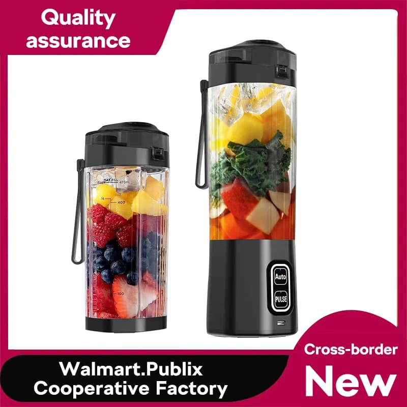New Design Multifunction Blender for Fresh Fruit, Smoothie Cup USB Rechargeable, Mini Kitchen Laptop