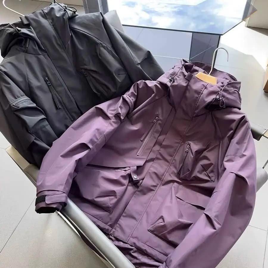 2025 Primavera/Estate Nuova giacca da donna Cappotto ampio con cappuccio antivento per pendolari