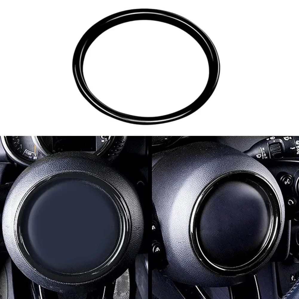 Rivestimento della copertura dell'anello centrale del volante per MINI PER Cooper F54 F55 F56 F57 F60 Parti di modifica dell'auto e parti decorative