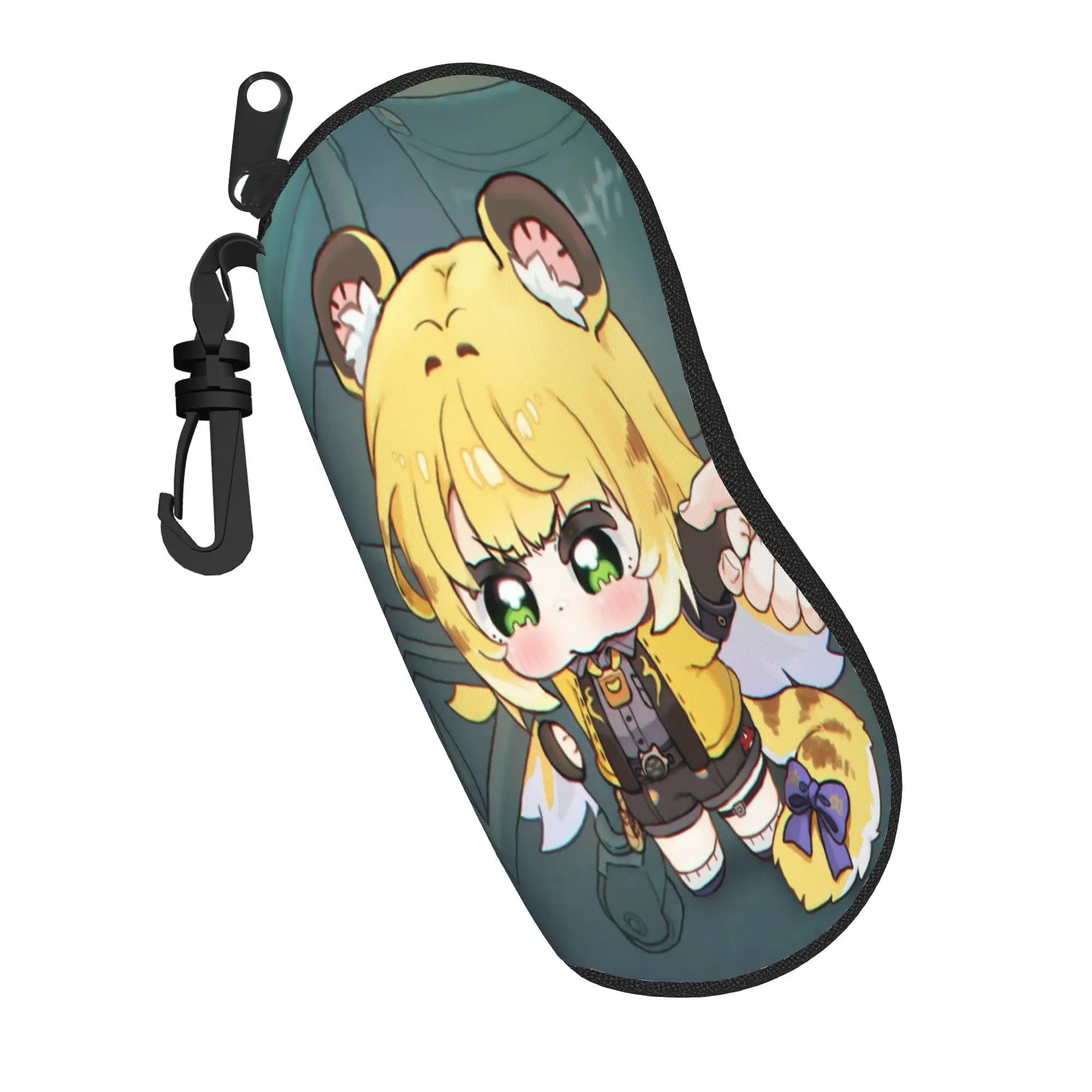 Trickcal C-Chibi Go Games Merchandise Custodia per occhiali per ragazza Accessori anti-caduta Protezione per occhiali Scatola per occhiali da sole a forma di cartone animato