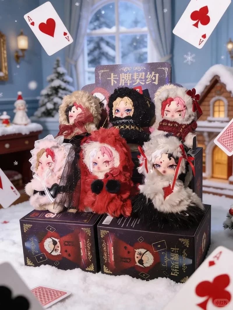 Nuova Serie Alice Cards Contract Blind Box, Giocattoli di Tendenza, Ornamenti, Bambole Carine, Ciondoli Squisiti per Zaino, Mystery Box, Regali a Sorpresa