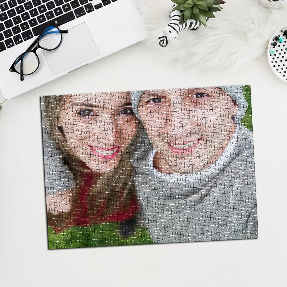 35/300/500/1000 pezzi Puzzle fotografico personalizzato personalizzato per l'amante Puzzle adatti alla famiglia Giocattolo Ottimo regalo personalizzato per la famiglia