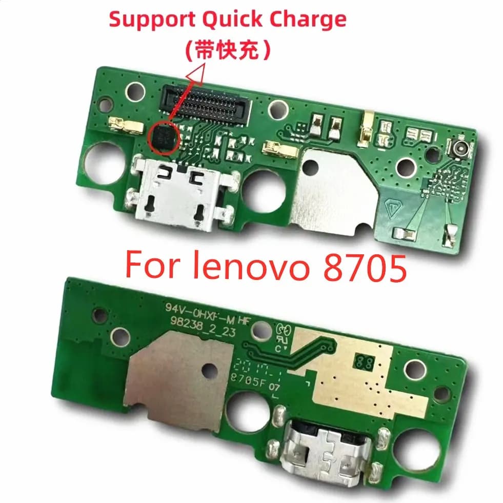 1 pz caricatore USB Dock di ricarica porta spina connettore scheda microfono Flex per Lenovo Tab M8 HD FHD 8705 TB-8705F parti di riparazione