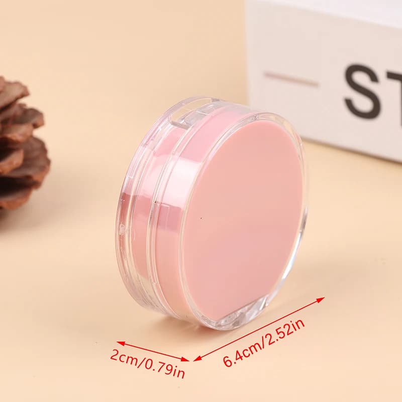 YA Mini Pink Empty Box for Funding Air Cushion DIY with Mirror and Puff, Cosmetic Container for BB Cream, Makeup Case, Skin Care