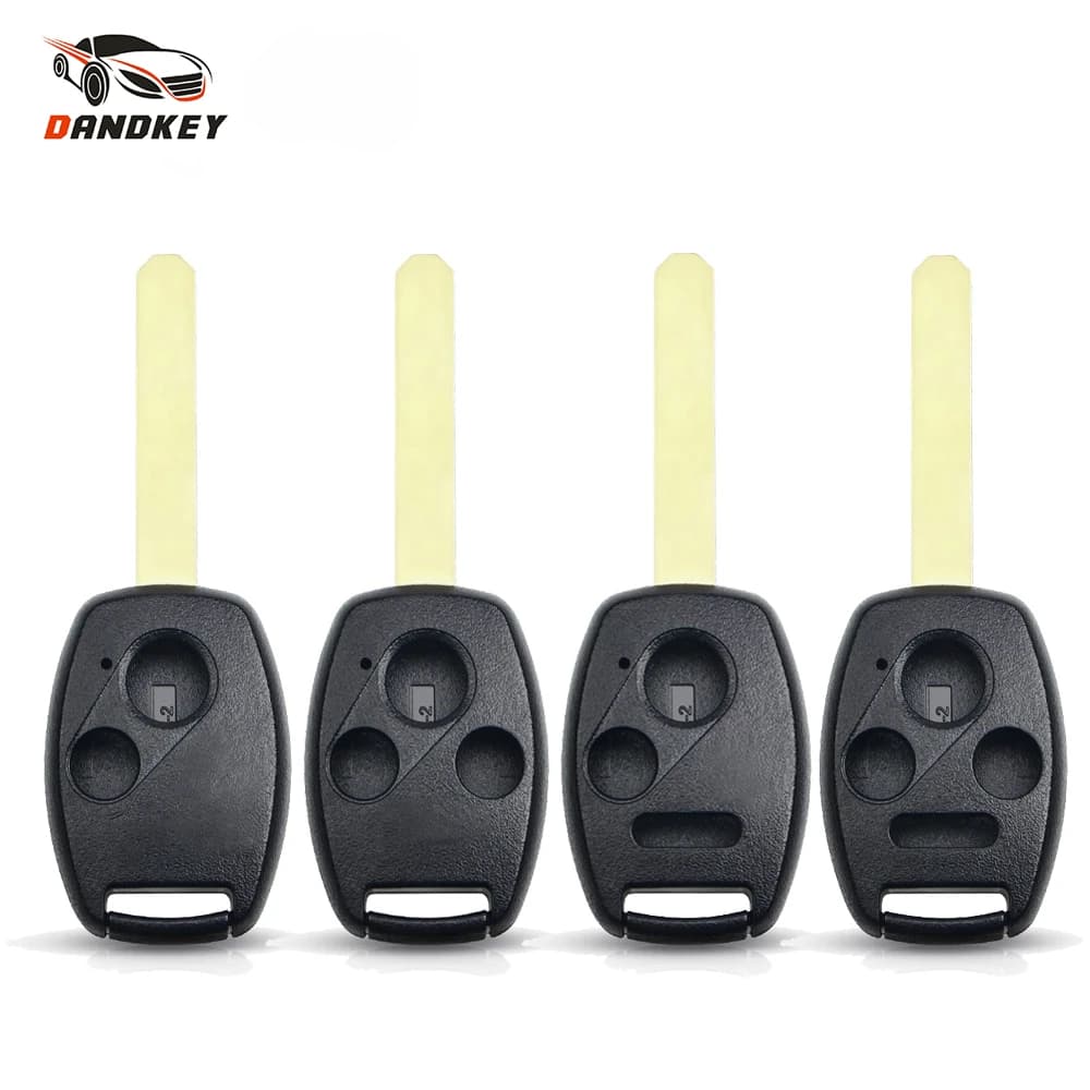 Guscio di Ricambio KEYYOU per Chiave Auto Honda Accord Civic CRV Pilot Insight con 2, 2+1, 3, 3+1 o 4 Pulsanti, Cover per Telecomando Auto