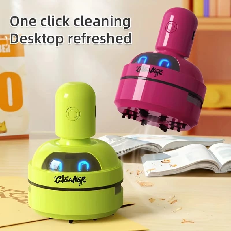 Mini aspirapolvere da tavolo portatile USB ricaricabile collettore di polveri per computer portatile a 3 velocità per la pulizia dei tastiere dell'home office