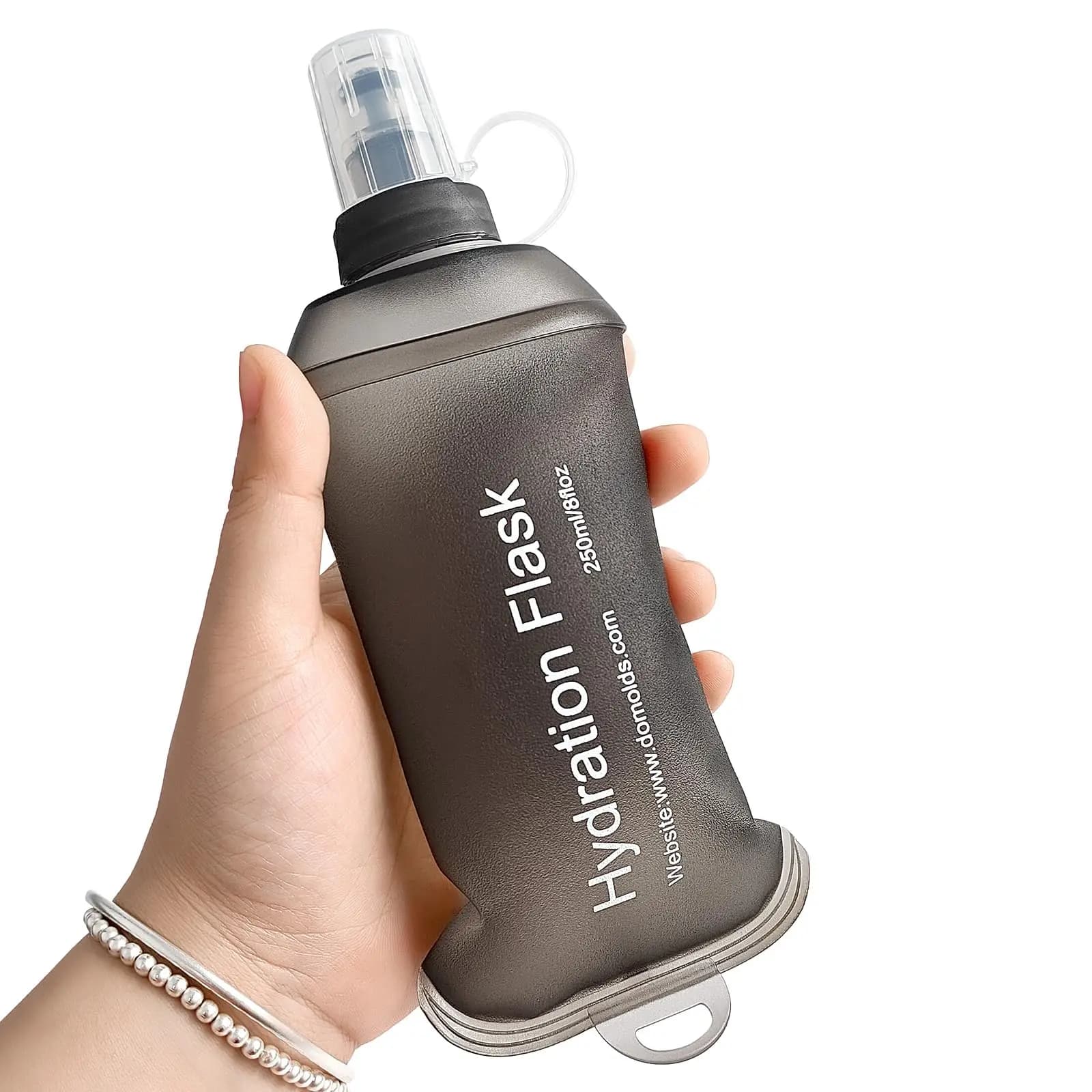 Borraccia Morbida, TPU Foldable Water Bottle for Hydrating Backpack, Running Vest, Water Bottle Folding Antiques for Hiking and Cycling