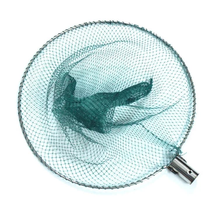 Rete da pesca annodata a mano con testa grande per la cattura di pesci, rete da lancio manuale per la pesca