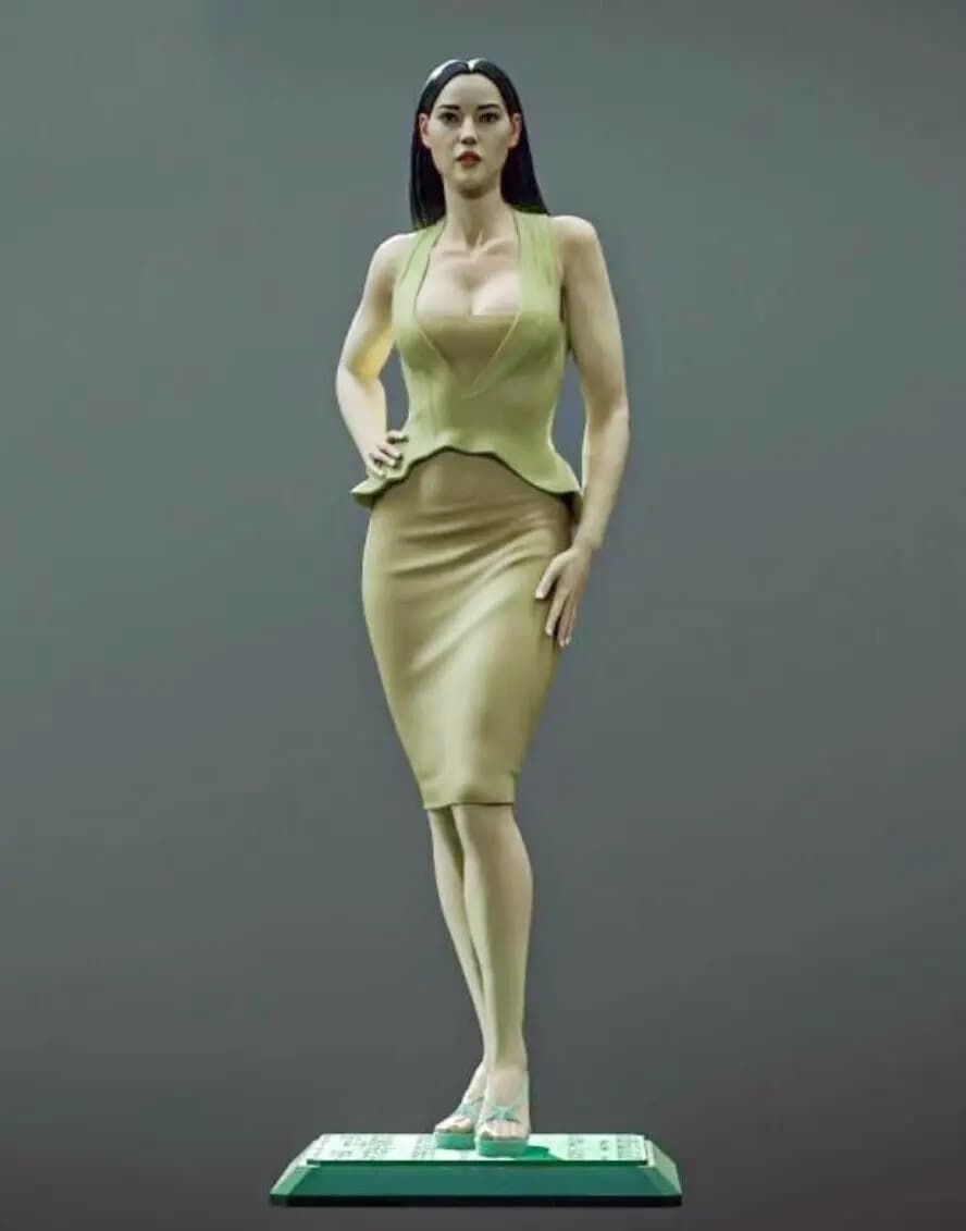 Figura in resina in scala 1/24 Bellezza intellettuale Nsfw Due versioni Kit modello da assemblare Non assemblato e non verniciato Giocattolo fai da te stampato in 3D