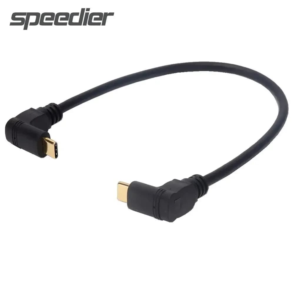 Cavo dati a gomito USB 3.1 di tipo C BMPCC Z CAM E2 T5SSD cavo SSD supporto per trasferimento dati Ultra sottile 100W (PD 20V 5A) ricarica USB C