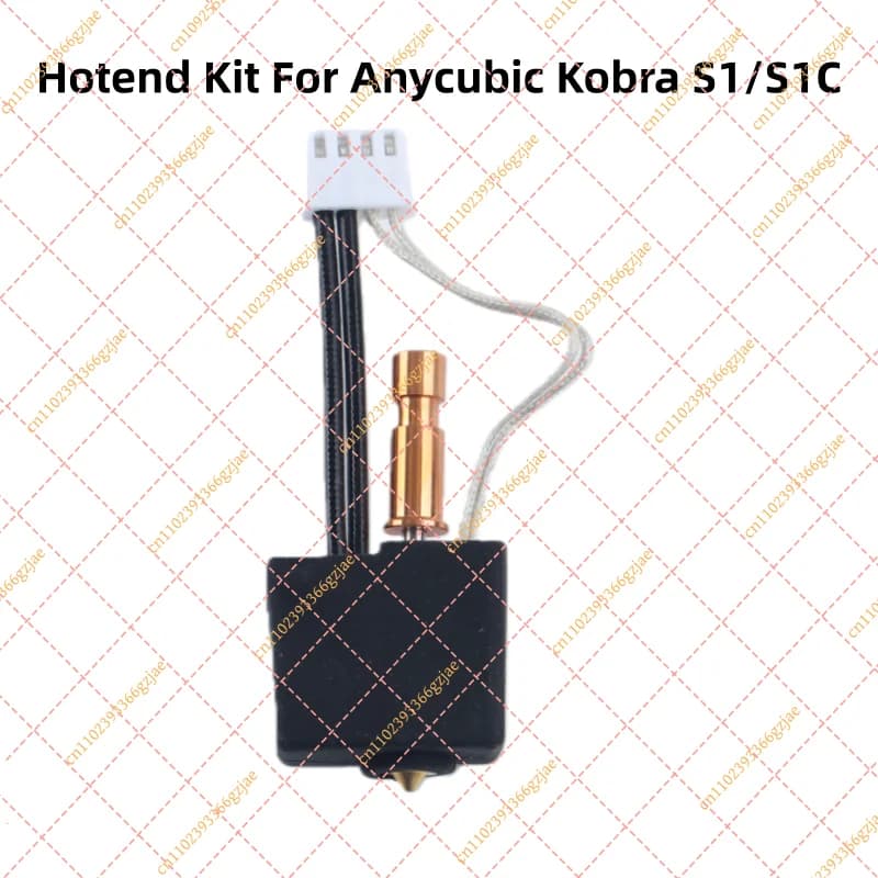 Kit Hotend Bimetallico Aggiornato per Anycubic Kobra S1/S1 Combo, Kit Hot End con Ugello in Ottone, Ricambi per Stampante 3D