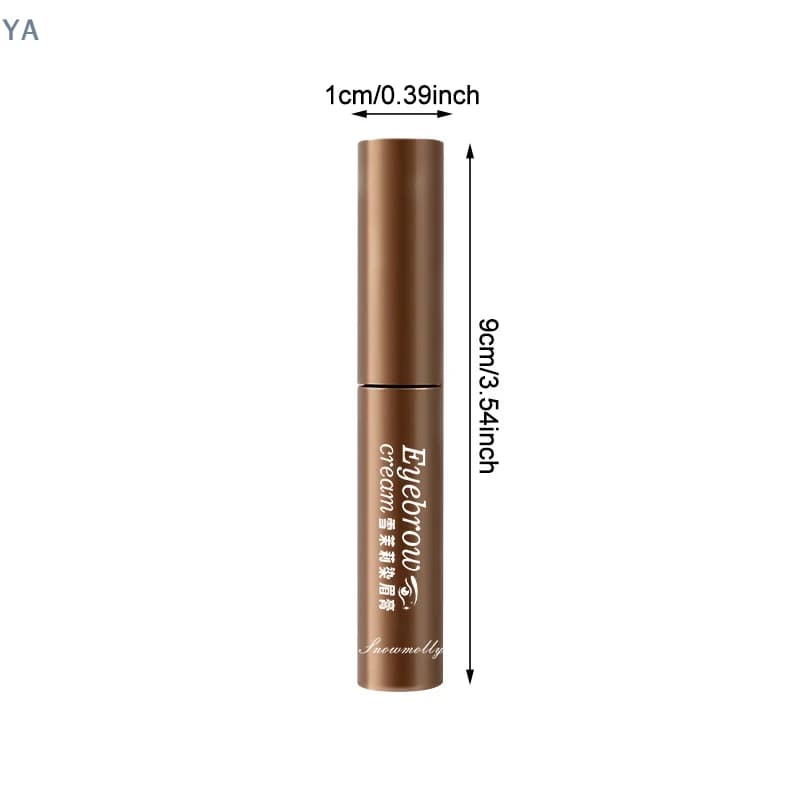 Tinta per Sopracciglia in 3 Colori, Impermeabile e a Lunga Durata, Gel Crema per Sopracciglia, Tinta Naturale Marrone, Mascara per Trucco