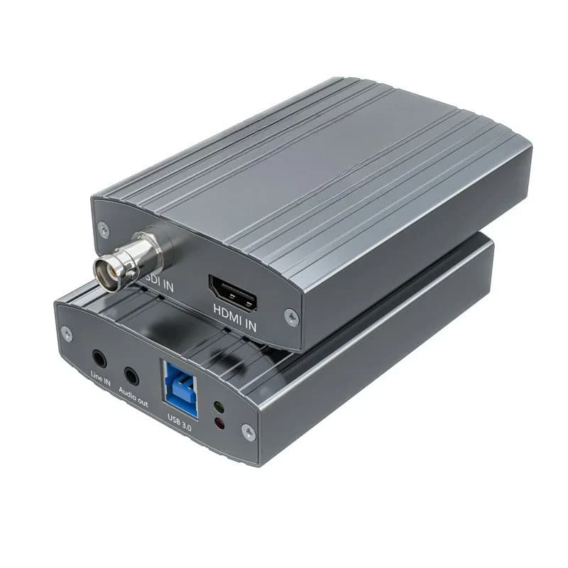 Doppia scheda di acquisizione video SDI HDMI ad alta definizione, per conferenze, insegnamento, registrazione medica, scheda di acquisizione per trasmissioni in diretta