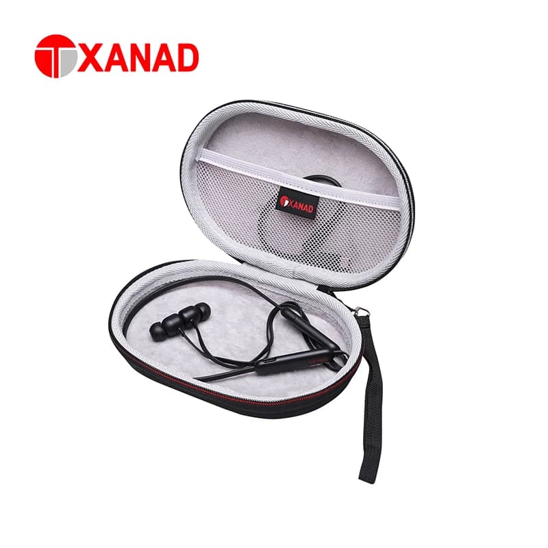 XANAD Custodia rigida in EVA per Beats Flex/Sony MDREX15AP/Sephia SP3060/Powerbeats Custodia per auricolari wireless ad alte prestazioni