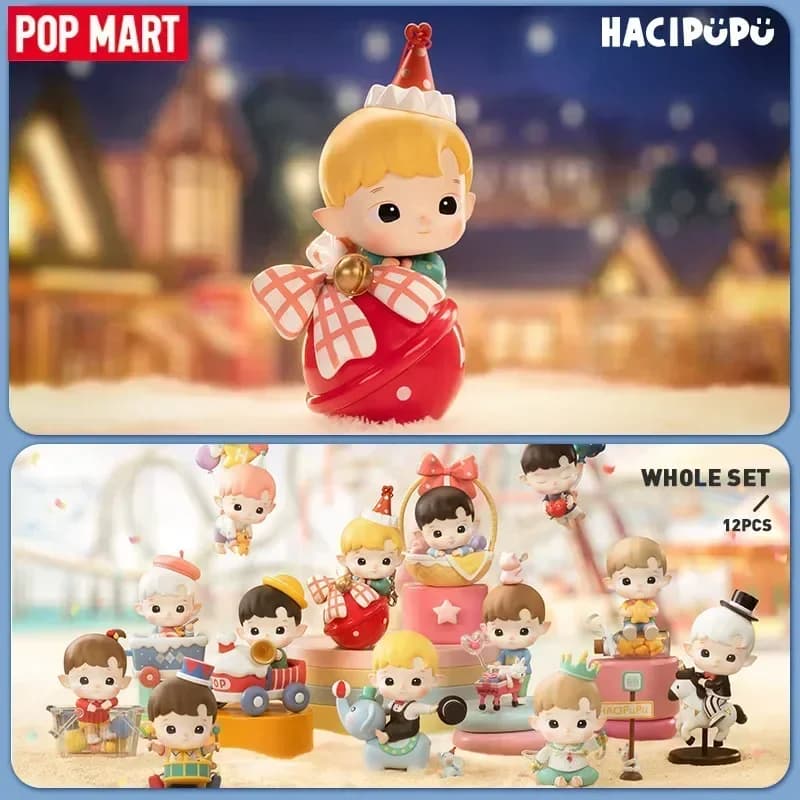 POP MART Hacipupu Celebration Series Blind Box - Action Figure Originale, Modellino da Collezione, Regalo