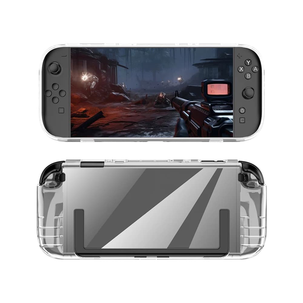 Custodia Protettiva Trasparente in TPU Anti-Graffio e Anti-Caduta per Console da Gioco Nintendo Switch 2 (NS2) - Accessorio per Giochi
