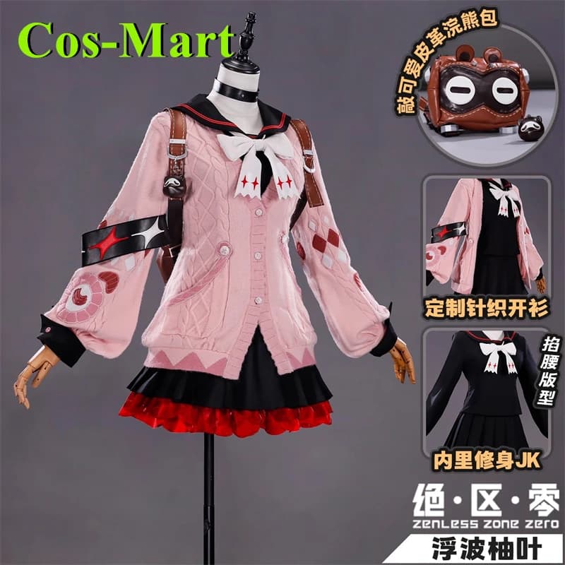 Cos-Mart Game Zenless Zone Zero Ukinami Yuzuha Costume Cosplay Raccoon Girl Clothing Women All Saints Role Games Clothing