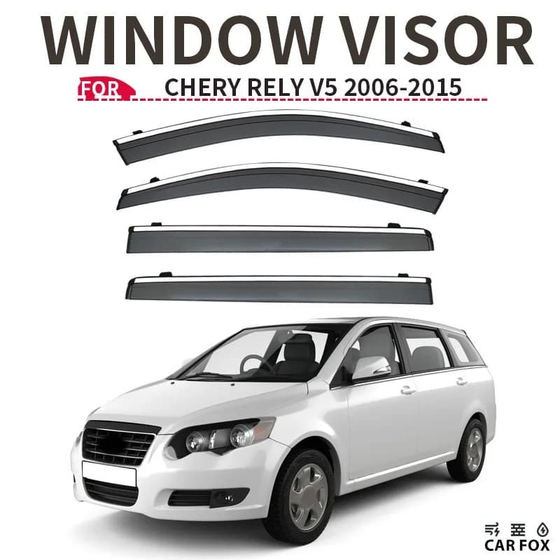 Per Chery RELY V5 2006-2015 Finestra di Automobile Visiera Tenda Shelter Parabrezza Finestra Laterale Pioggia Parasole Accessori Auto Car Styling