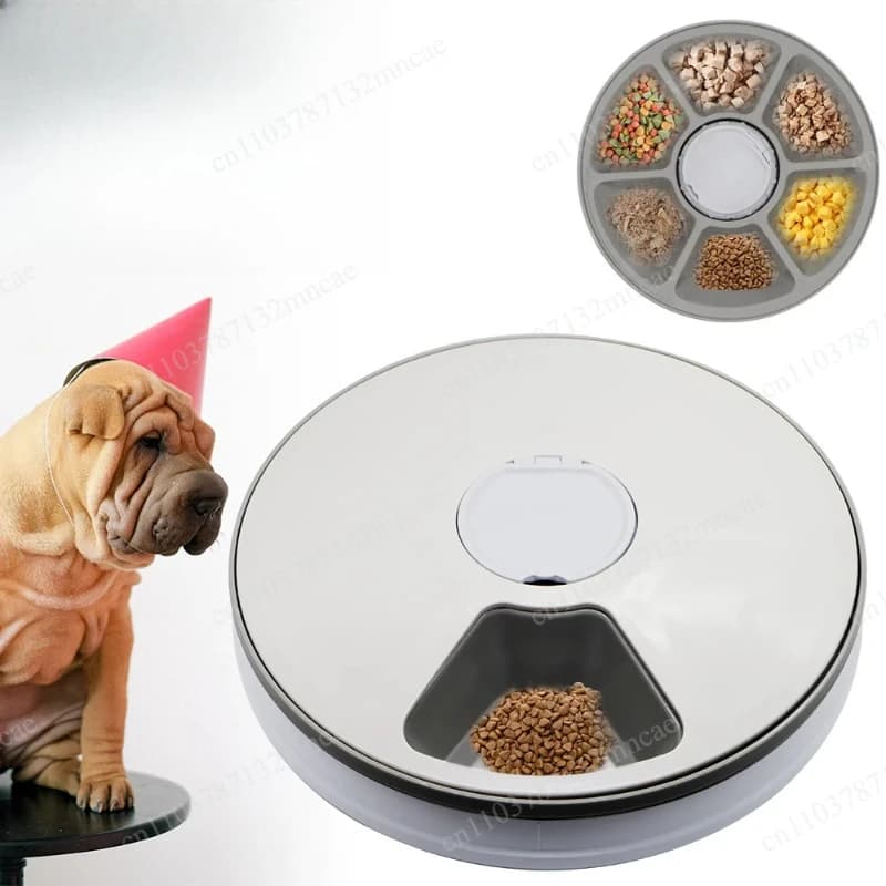 Automatic Pets Feeder Smart Food Dispenser For Cats Dogs With Voice Remind Pet Feed Tool Timer Bowl Pet Feeding Dog Accessories