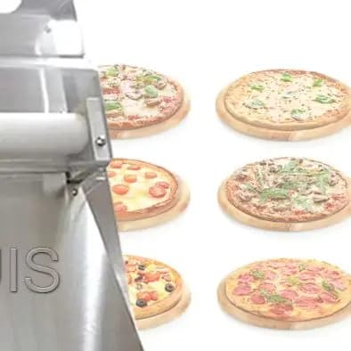 Macchina per Impasto Pizza Commerciale, Sfogliatrice per Pasta, Attrezzatura per Panetteria, Formatrice per Pizza, Pasta e Pane 370W