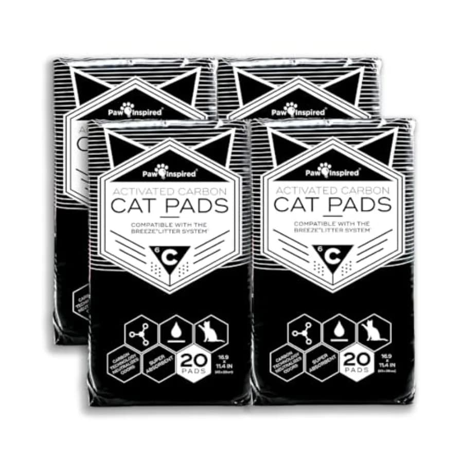Ricambi generici Paw Inspired per il sistema di lettiera Tidy Cats Breeze, sacchetti usa e getta per lettiera per gatti per una facile pulizia S