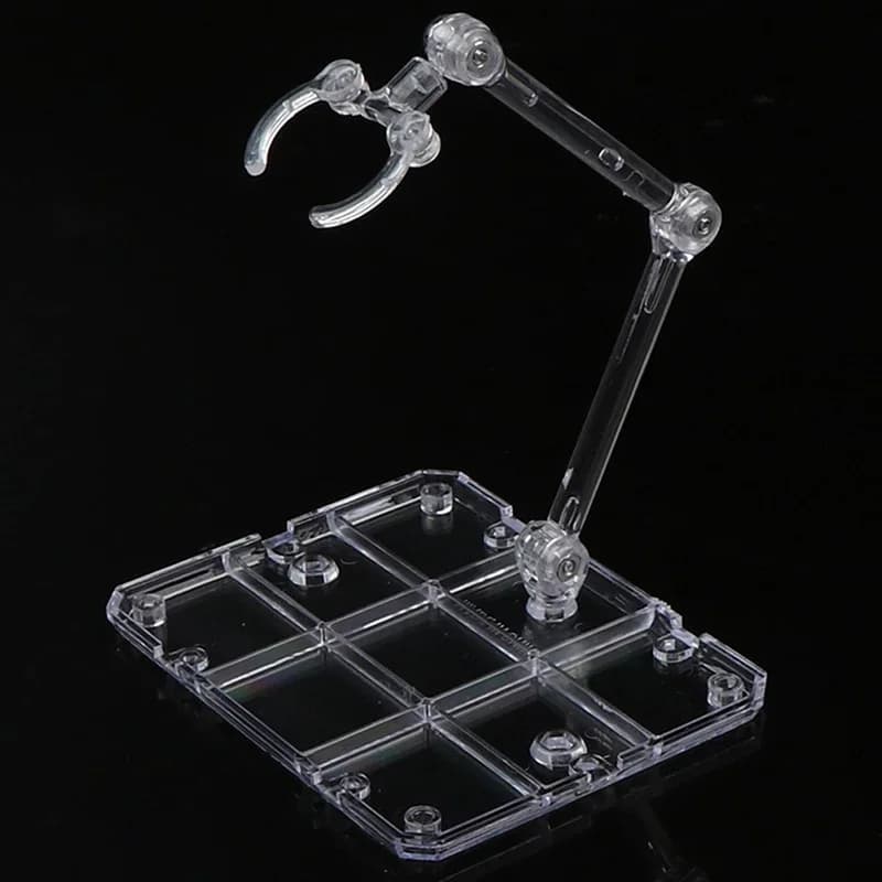 1 transparent display set with action base for toy model figure Gundam 1/144 HG/RG