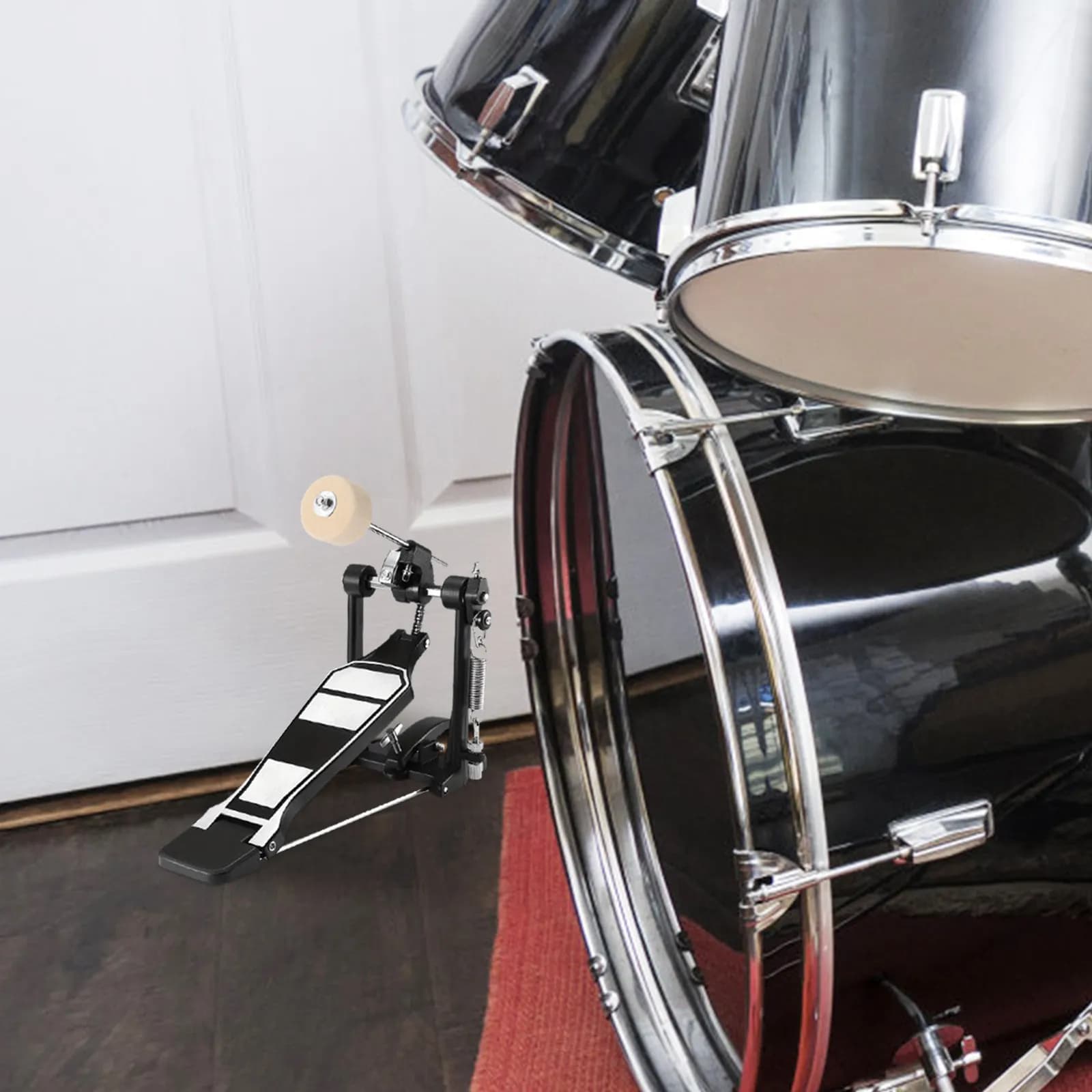 Set di 3 Cuscinetti in Feltro per Pedale Batteria Jazz, Accessori per Registrazione in Studio e Performance dal Vivo
