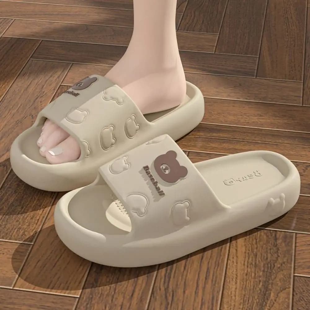 Ciabatte alla Moda Antiscivolo Semplici e Morbide in EVA, Monocolore, ad Asciugatura Rapida, con Suola Spessa, Comode per la Spiaggia