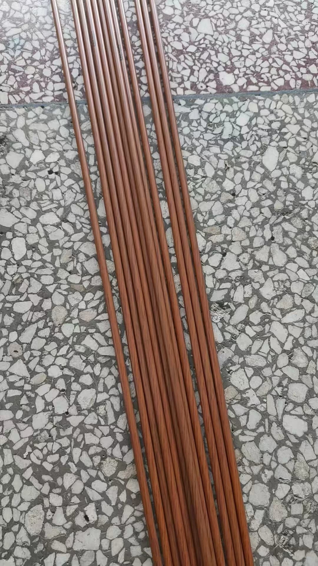 Asta per freccia da tiro con l'arco 1M 400/500/600/700 spine, prolungata, per arco tradizionale, con venature del legno, accessori per tiro con l'arco e caccia