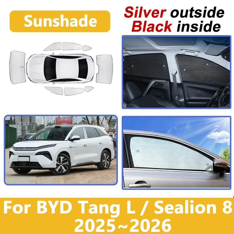 Per BYD Sealion 8 Tang L 2025 2026 Tenda per auto Parabrezza Parasole Protezione UV Riflettore Strumenti di isolamento termico Accessori auto