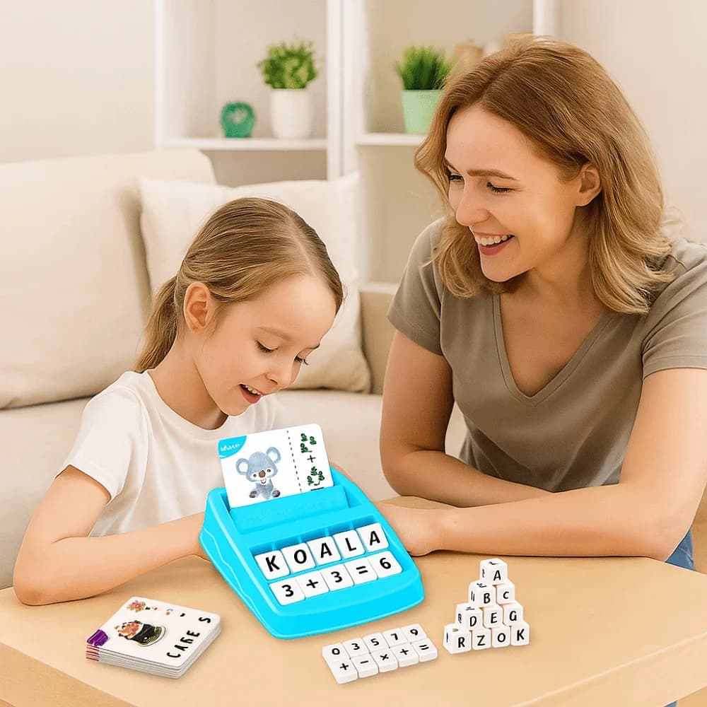 Adesivi di Carta con Lettere e Numeri per Pratica di Ortografia e Cognizione Numerica, Gioco Educativo Precoce 2 in 1
