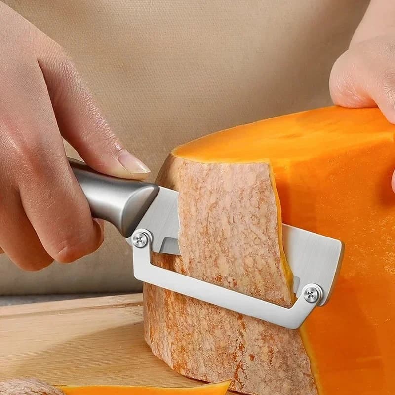 Coltello per Sbucciare Ananas in Acciaio Inossidabile Rinforzato, Pelapatate per Zucca, Utensile da Cucina Speciale per Sbucciare, Coltello per Sbucciare la Canna da Zucchero per Uso Domestico
