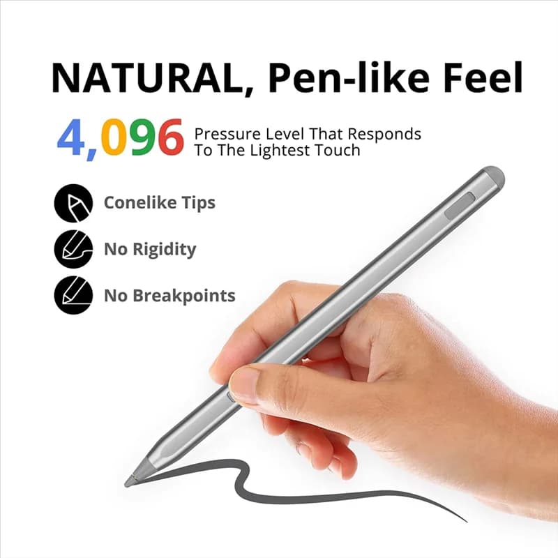 Penna stilo Superior-USI 2.0 per Chromebook Fire HD 10 e Fire Max 11, con supporto inclinabile, sensibilità alla pressione 4096