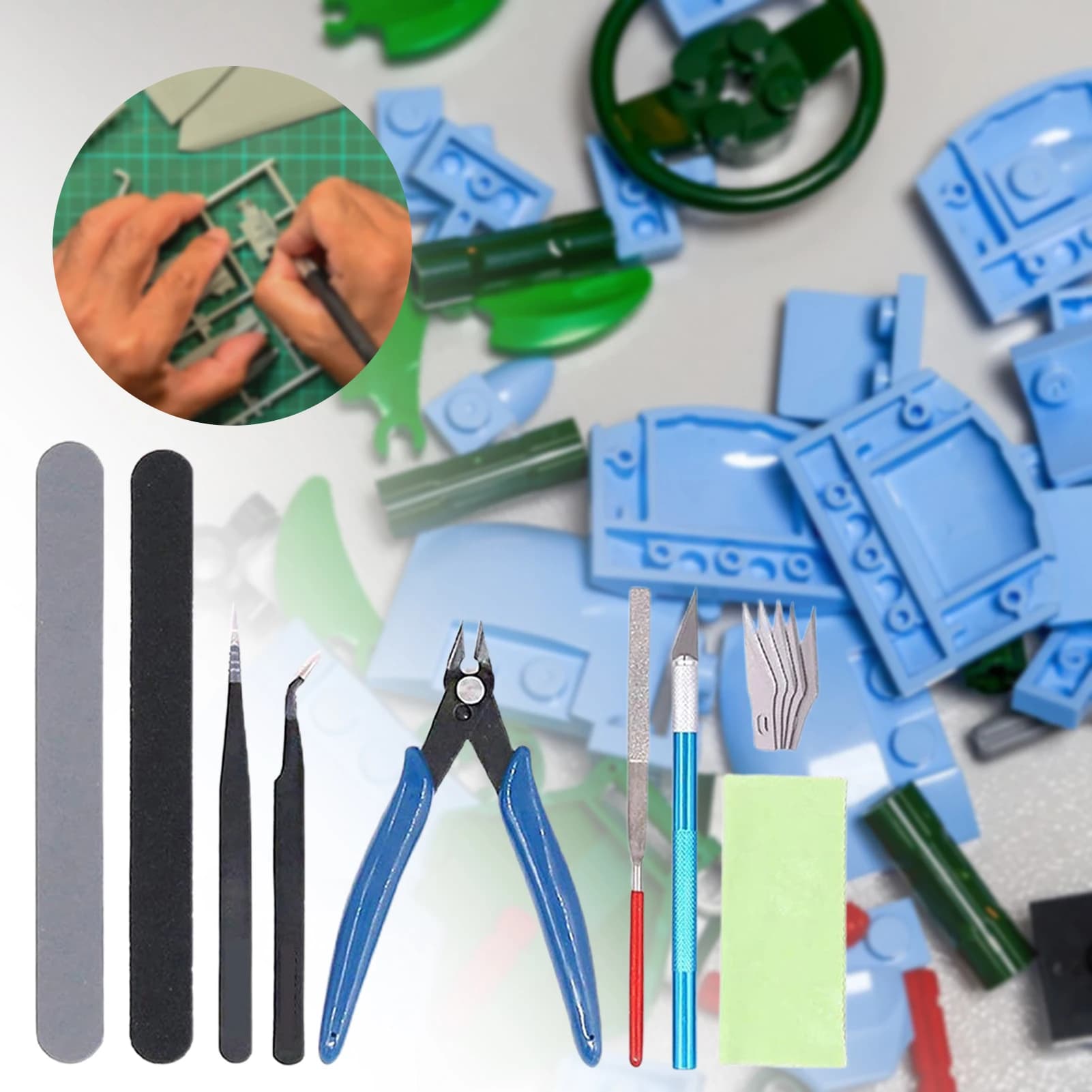 Hobby Building Craft Set Lighweight Beginner Basic-Model Assembly Tools per principianti