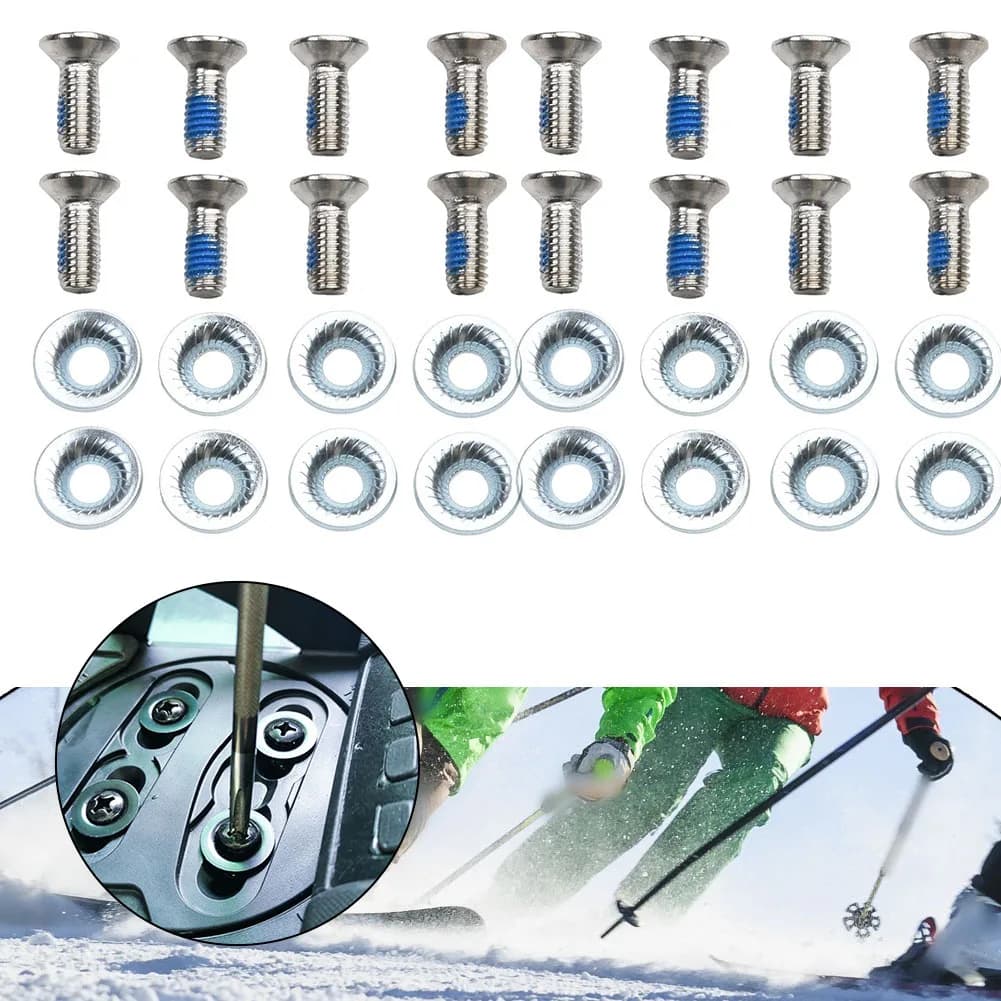 Binding Installation ID 6.4 Mm 0.25 In M6x16 Screw Snowboard Screw Set Accessory Mounting Spacer Easy Installation