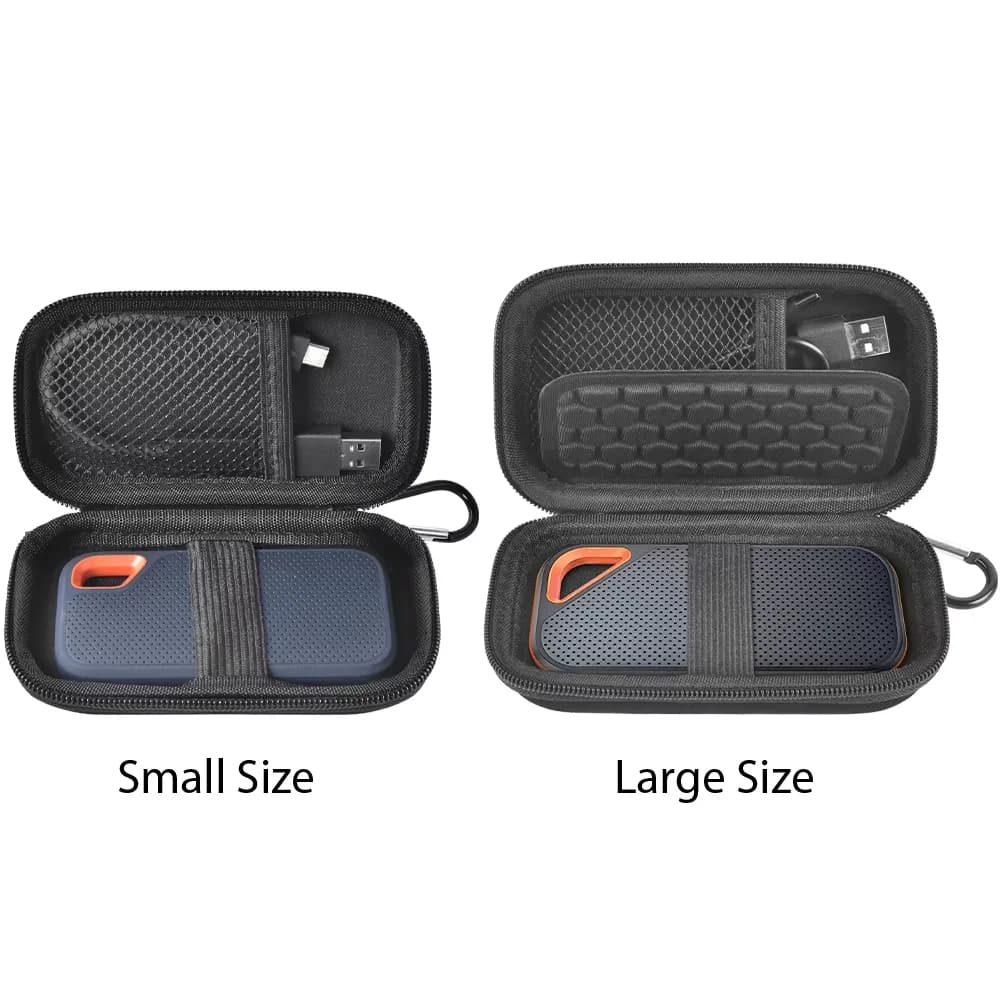Borsa portaoggetti compatibile con SanDisk Extreme PRO/per SanDisk 500GB 1TB 2TB 4TB SSD esterno portatile per Crucial X8 (solo borsa)