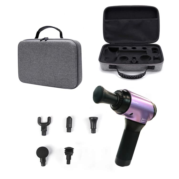 Professional hand band gun High quality portable battery for the body of deep tissues Muscle relaxation Hot and cold head massage tool
