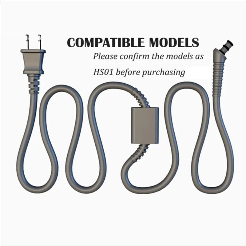 ABJO-Cavo for Dyson HS01/HS05 Airwrap Hair Styler Hair Cable Supply Cable for Charger CA Spina UK
